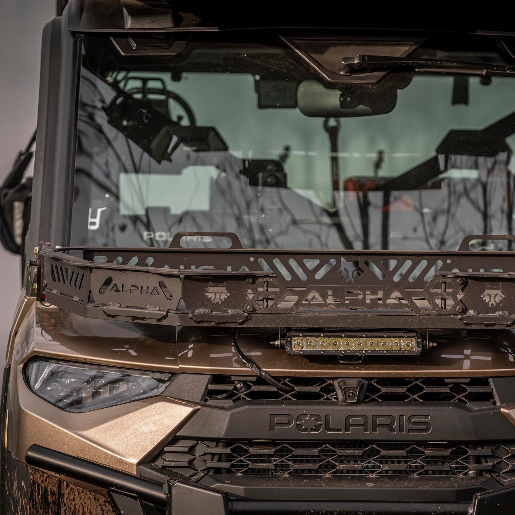 Alpha Front Rack (Polaris, 2019-current and Honda Pioneer)