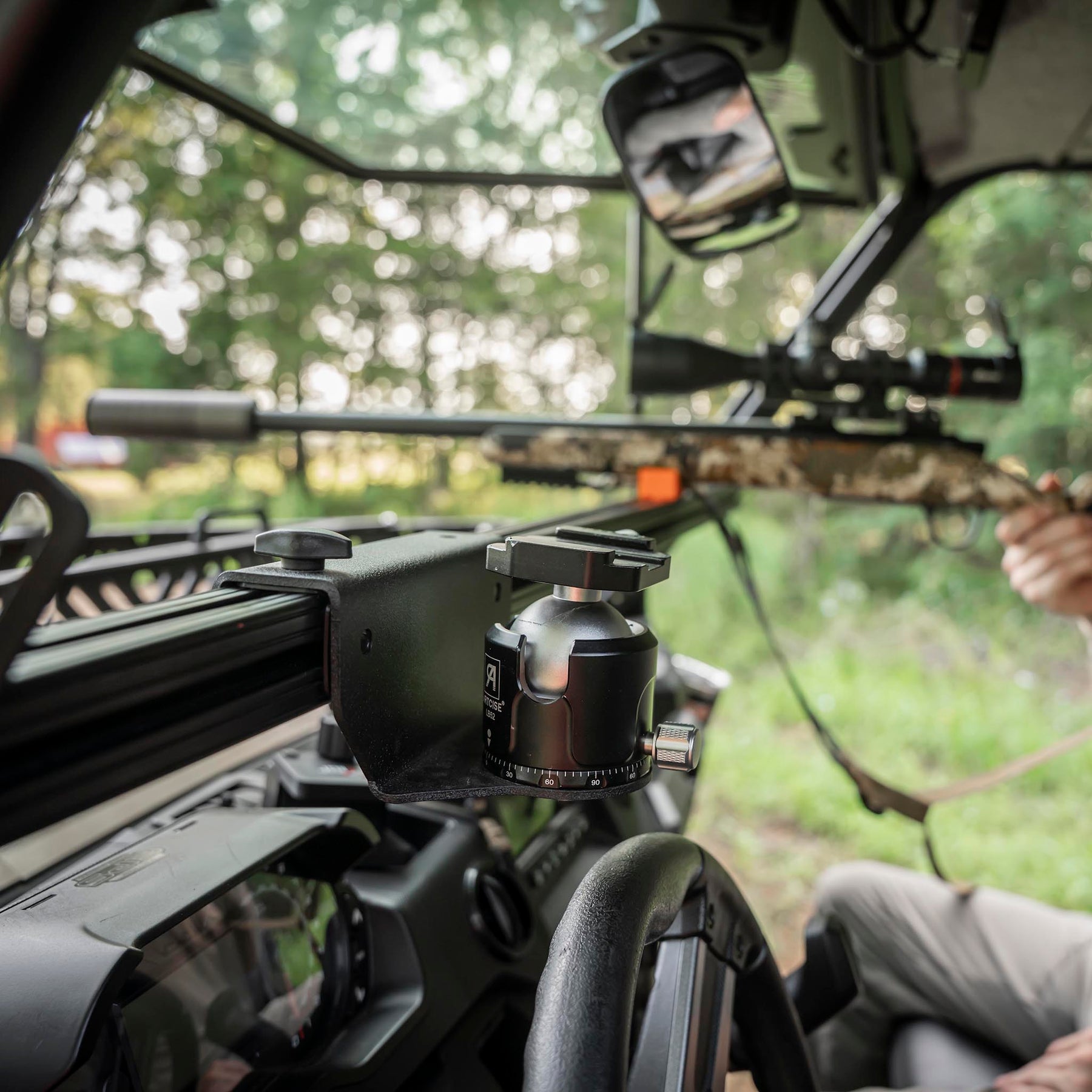Shooting Rail Drop Down Ball Head Mount
