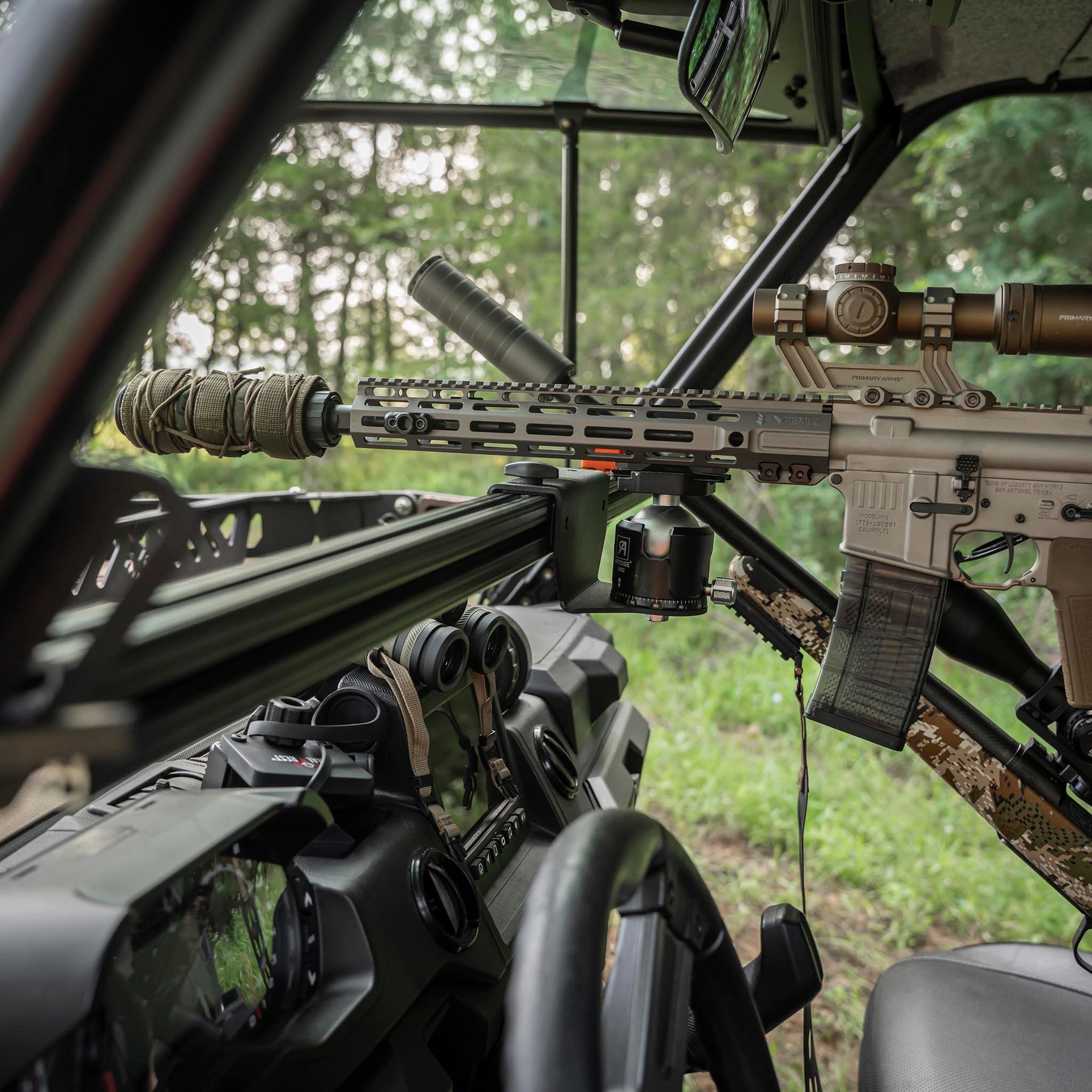 Shooting Rail Drop Down Ball Head Mount