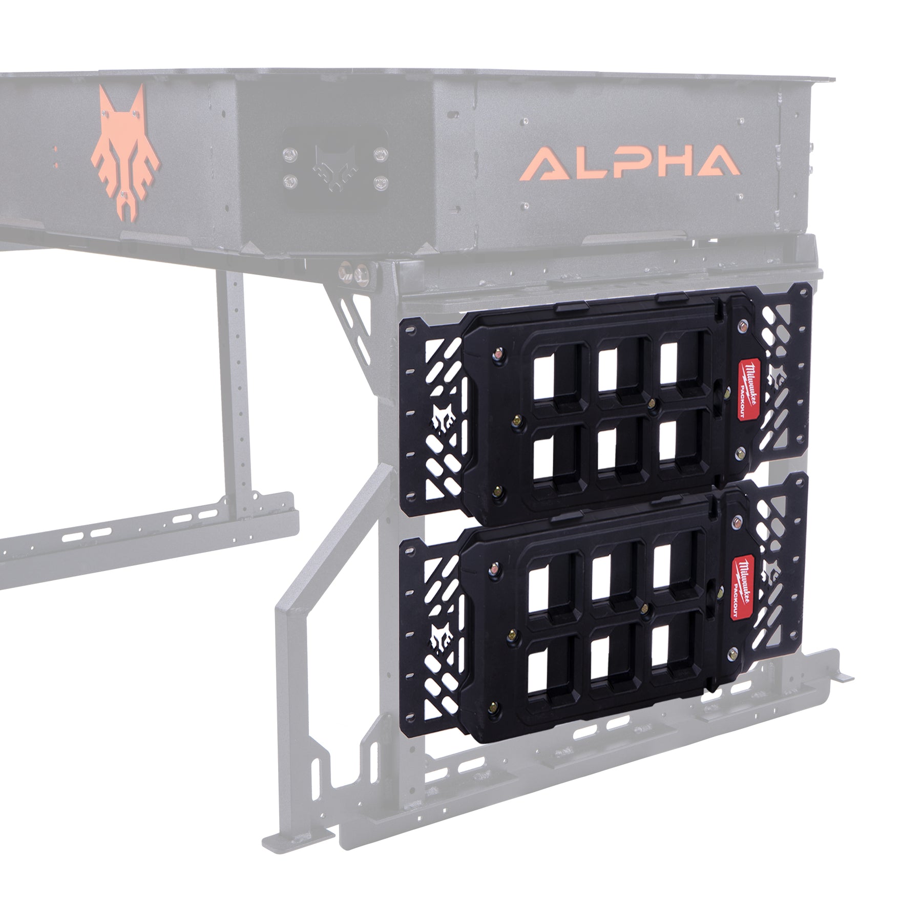 Alpha Adapt Milwaukee Compact Packout Mounting Plate