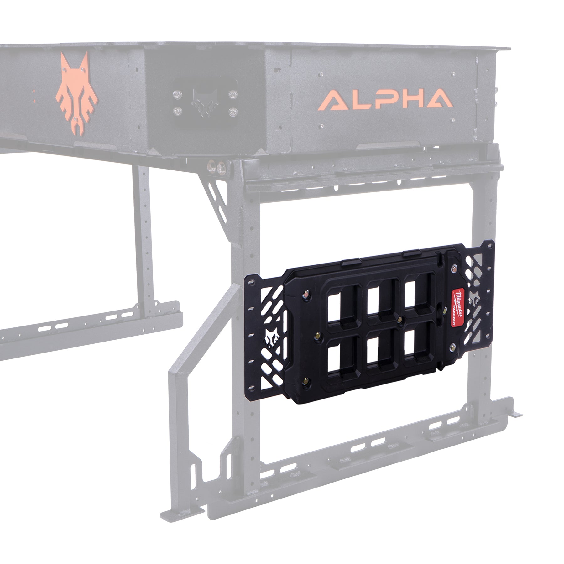 Alpha Adapt Milwaukee Compact Packout Mounting Plate