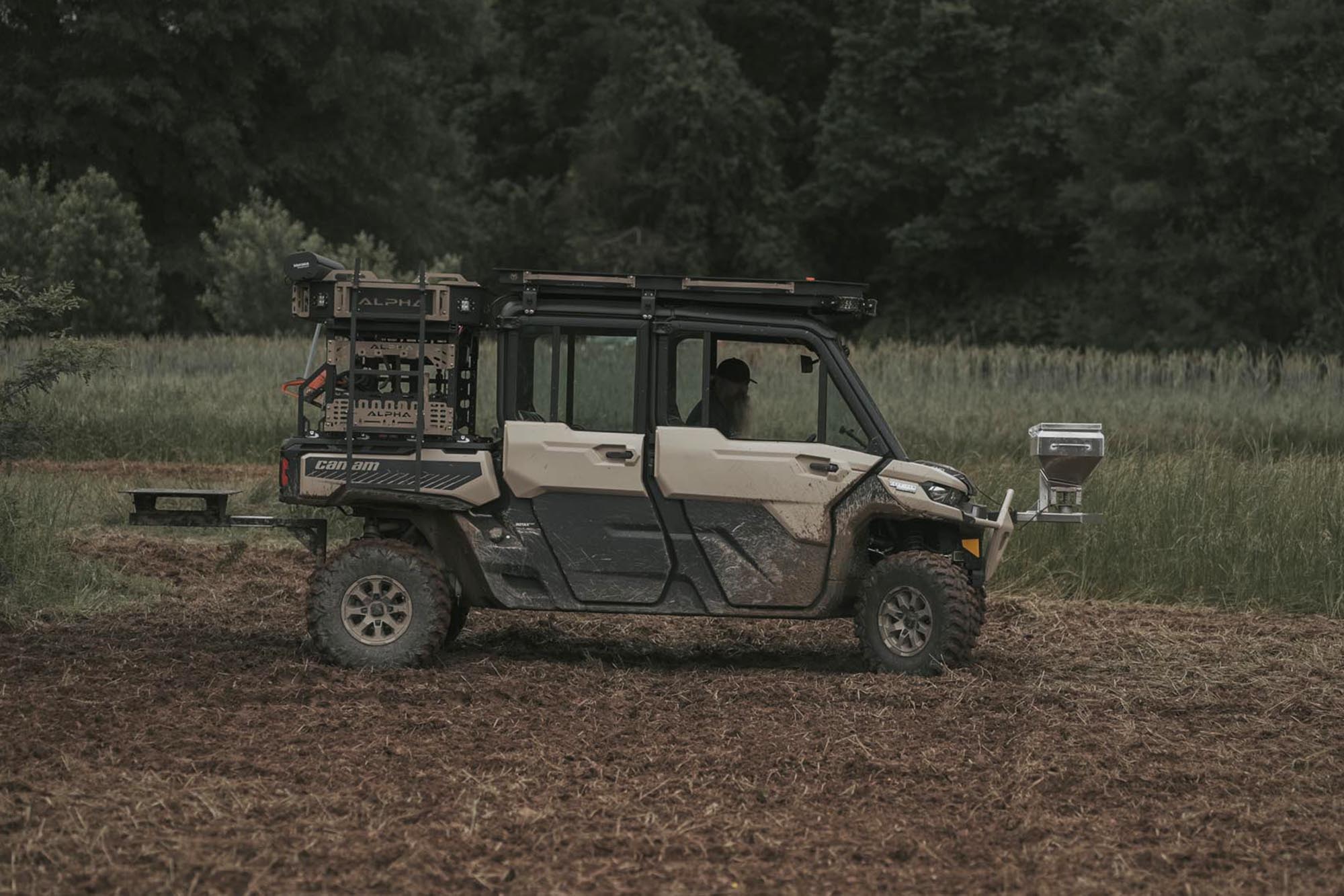 Alpha Rack Food Plot Maximizing the Alpha Rack on Your UTV This Fall