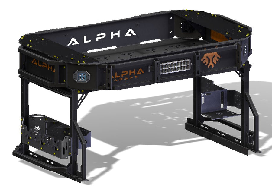 Alpha Innovations Rack Alpha Adapt Ultimate Rack System | UTV Cargo Rack | Polaris | Can-AM