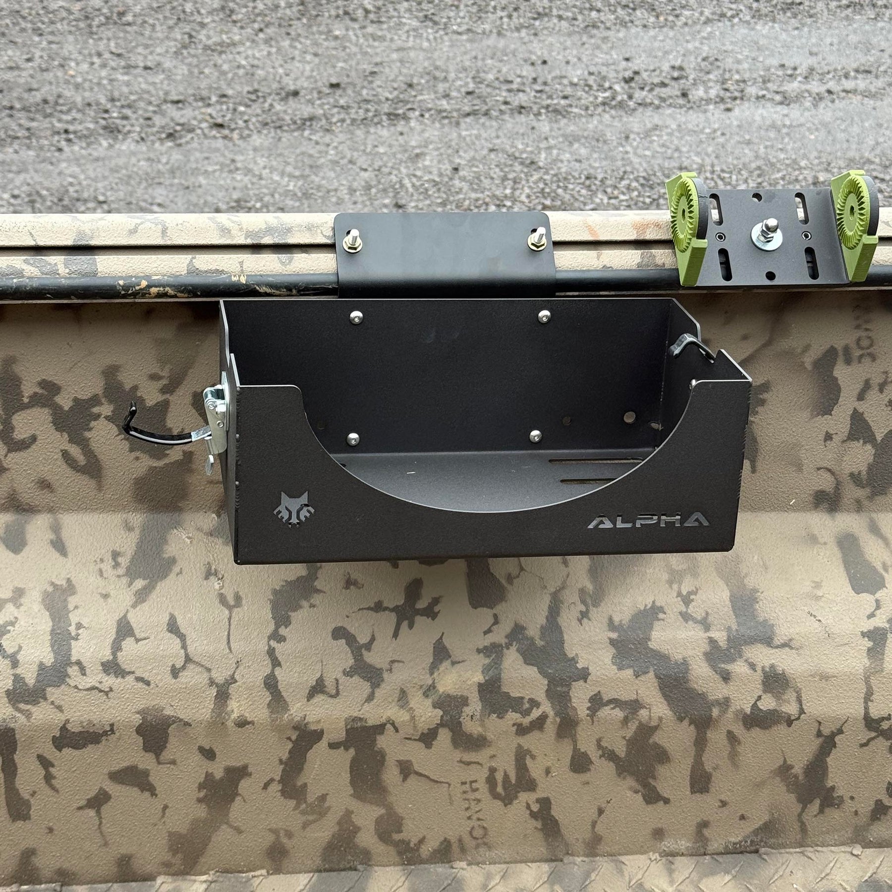 Turtlebox Crate T-Rail Boat Mount Plate