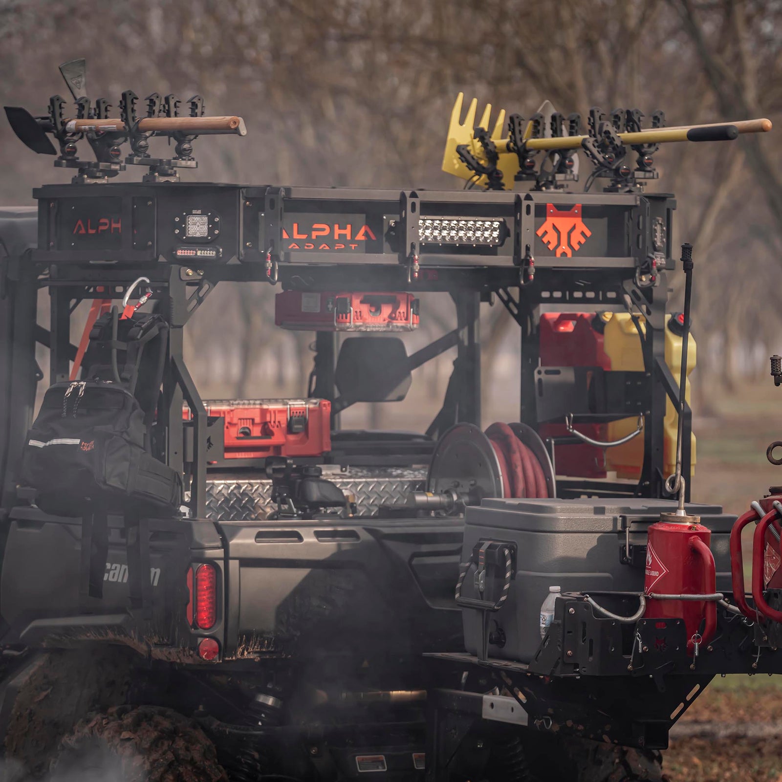 Alpha Gun Rack Alpha Adapt Ultimate Rack System | UTV Cargo Rack | Polaris | Can-AM