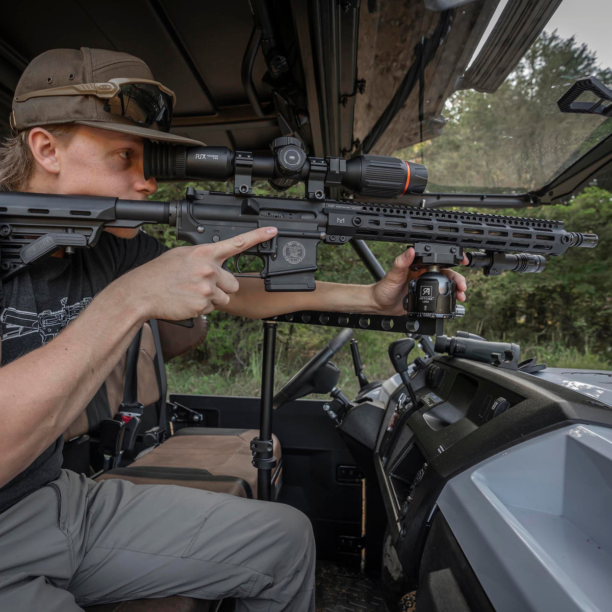 Alpha Gun Rack Alpha In-Cab Gun Rest