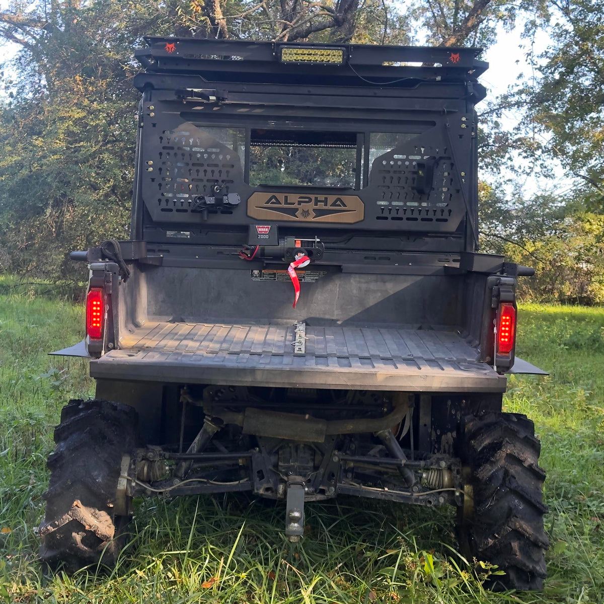 Polaris Ranger Bed Mounted Winch