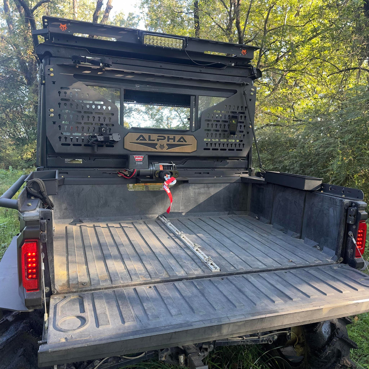 Polaris Ranger Bed Mounted Winch