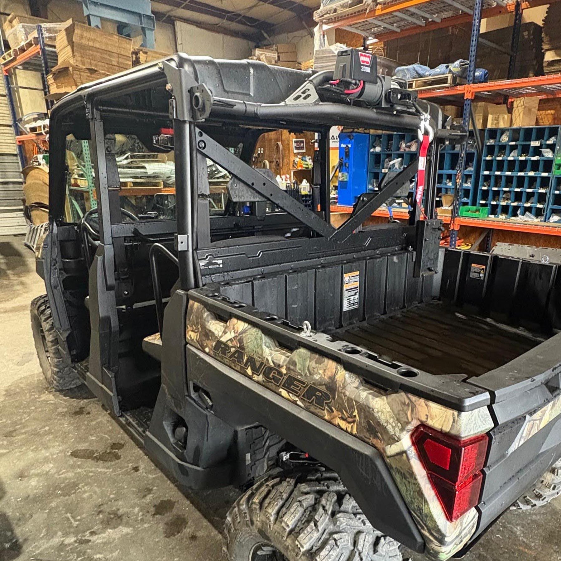 Polaris Ranger Headache Winch Mount
