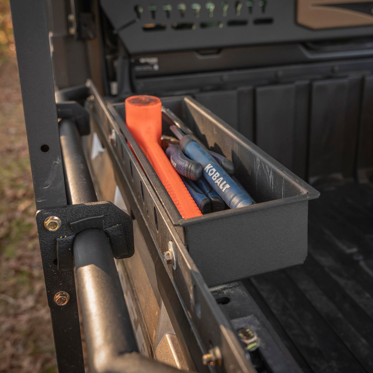 Side Bed Rail Storage Tray