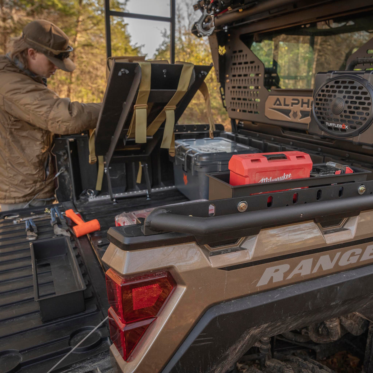 Side Bed Rail Storage Tray