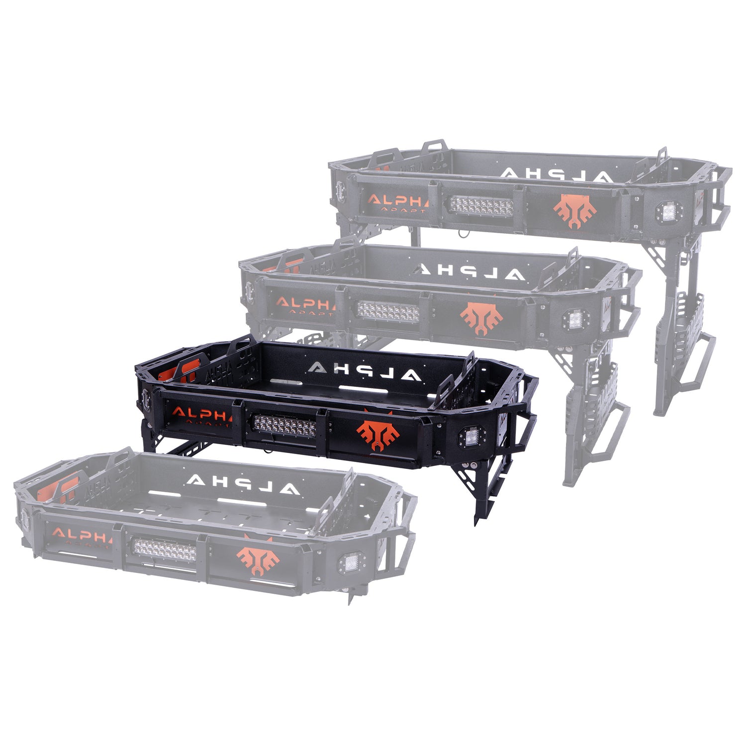 Alpha Adapt Ultimate Rack System | UTV Cargo Rack | Polaris | Can-AM