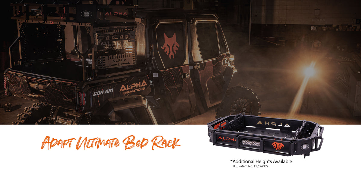 Alpha Innovations Rack Alpha Adapt Ultimate Rack System | UTV Cargo Rack | Polaris | Can-AM