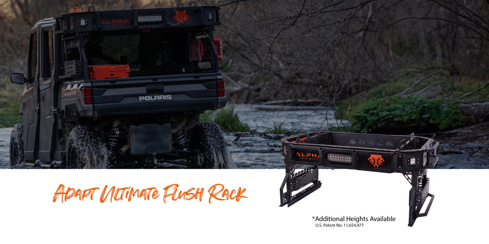 Adapt Base Ladder Rack Alpha Adapt Ultimate Rack System | UTV Cargo Rack | Polaris | Can-AM