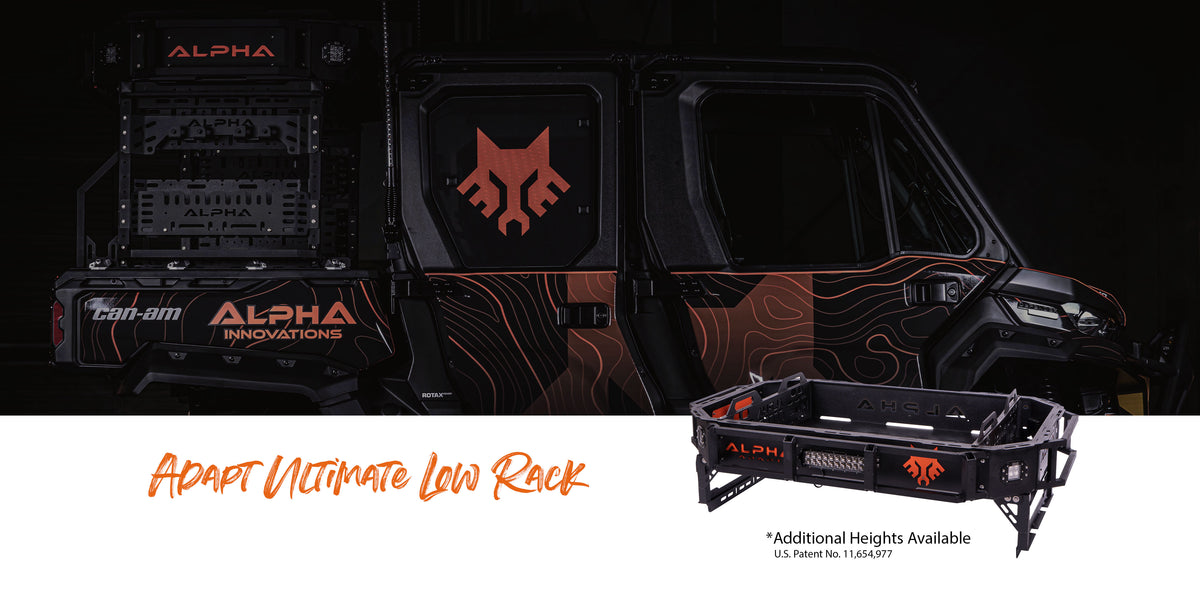 Alpha Innovations Rack Alpha Adapt Ultimate Rack System | UTV Cargo Rack | Polaris | Can-AM