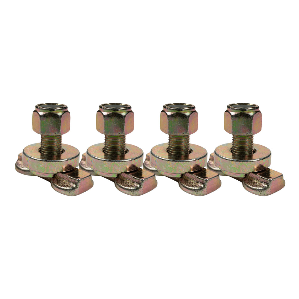 Threaded Rail Set L-Track Threaded Stud Anchor Set (4 Pack)