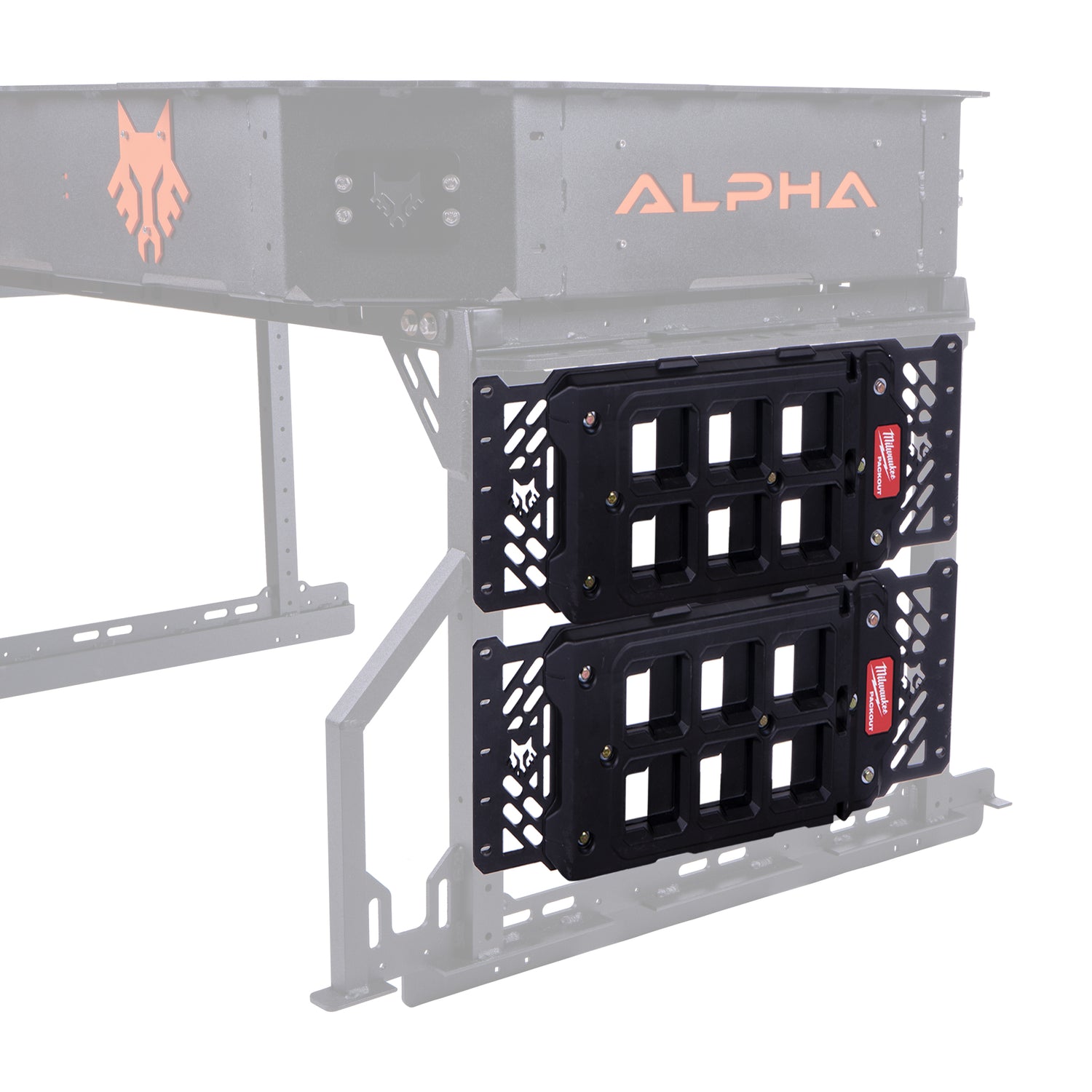 Adapt Base Ladder Rack Alpha Adapt Milwaukee Compact Packout Mounting Plate